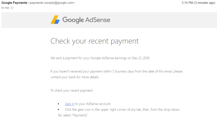 Adsense google pay does when becomethesolution Pengalaman Pribadi Menerima Pembayaran Pertama dari Google AdSense
